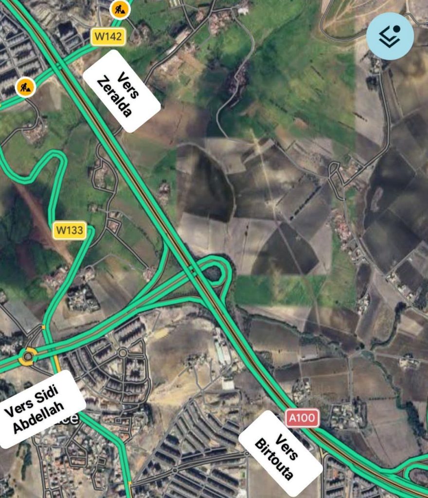 Lancement des travaux de réhabilitation de l’échangeur de Sidi Abdellah : circulation temporairement modifiée.