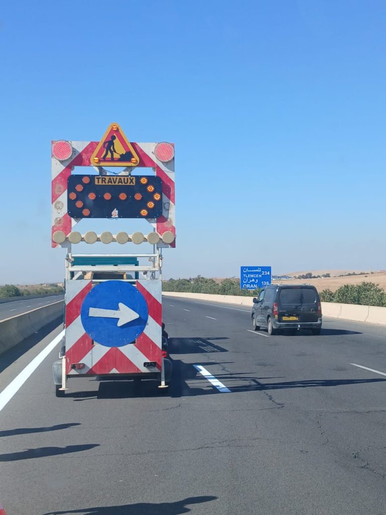 Renouvellement de la signalisation horizontale sur l’autoroute A3.