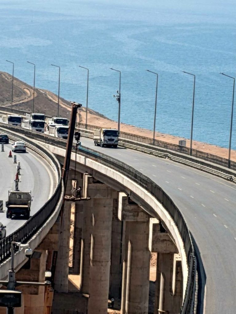 Pénétrante d’Oran : une étape majeure avec les essais de chargement du grand viaduc